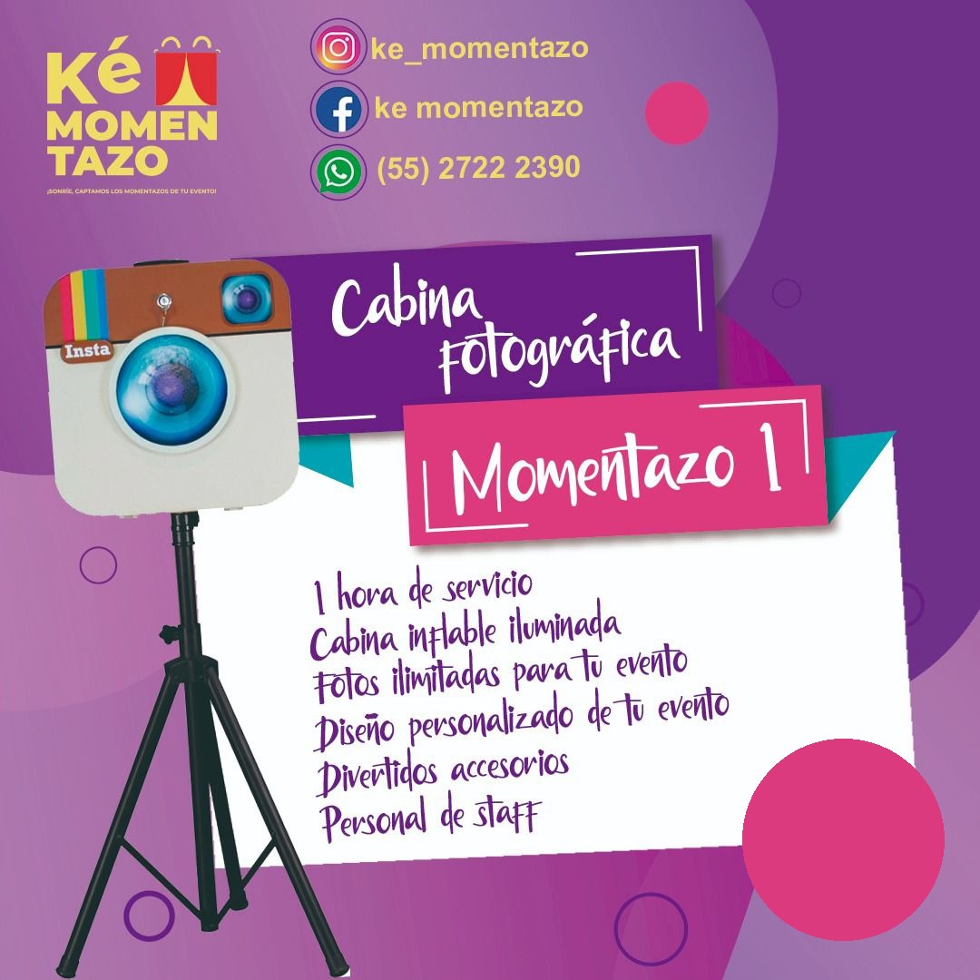Cabina Fotográfica · Momentazo 1 · 1 hora